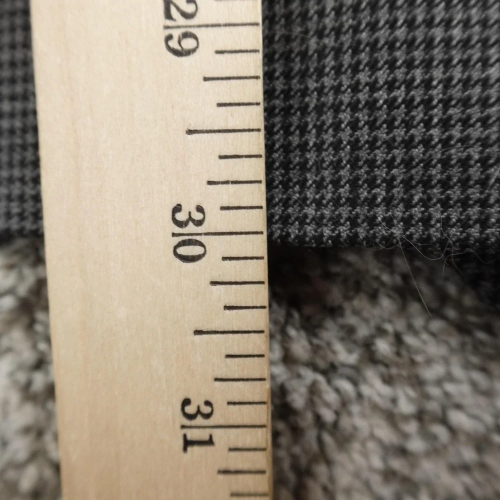 NEW Stafford Blazer Mens 42R Gray Check Wool Classic‎ Fit Sport Coat Jacket Suit
